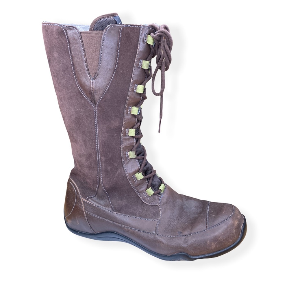 Ahnu Tall Lace Up Boots Preloved | 10.5